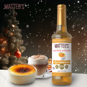 Sugar Free Coffee Syrup, Caramel Brulee (1 case/6 bottles)
