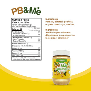 PB&Me - Powdered Peanut Butter (1 case/6 Jars) - Original (200g)