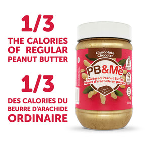 PB&Me - Powdered Peanut Butter (1 case/6 Jars) - Chocolate Hazelnut (200g)