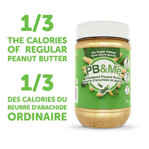 PB&Me - Powdered Peanut Butter (1 case/6 Jars) - No Sugar Added (200g)