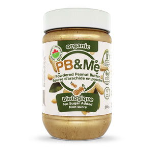 PB&Me Organic (1 case/6 Jars) - No Sugar Added (200g)