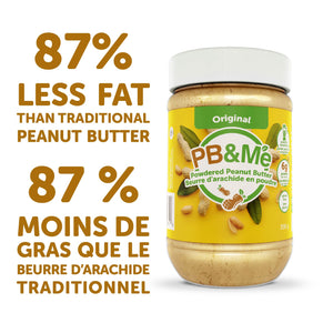 PB&Me - Powdered Peanut Butter (1 case/6 Jars) - Original (200g)