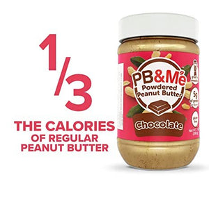 PB&Me - Powdered Peanut Butter (1 case/6 Jars) - Chocolate (1LB)