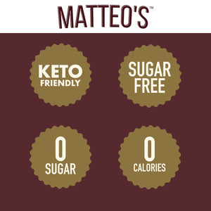 Matteo's Sugar Free Coffee Syrup, Red Velvet (1 case/6 bottles)