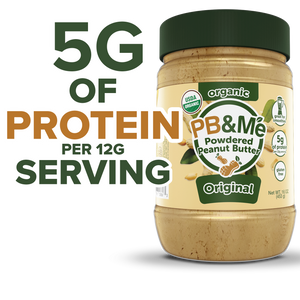 Organic Powdered Peanut Butter (1 case/6 Jars) - Original (1LB)