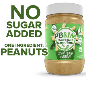 PB&Me - Powdered Peanut Butter (1 case/6 Jars) - No Sugar Added (1LB)