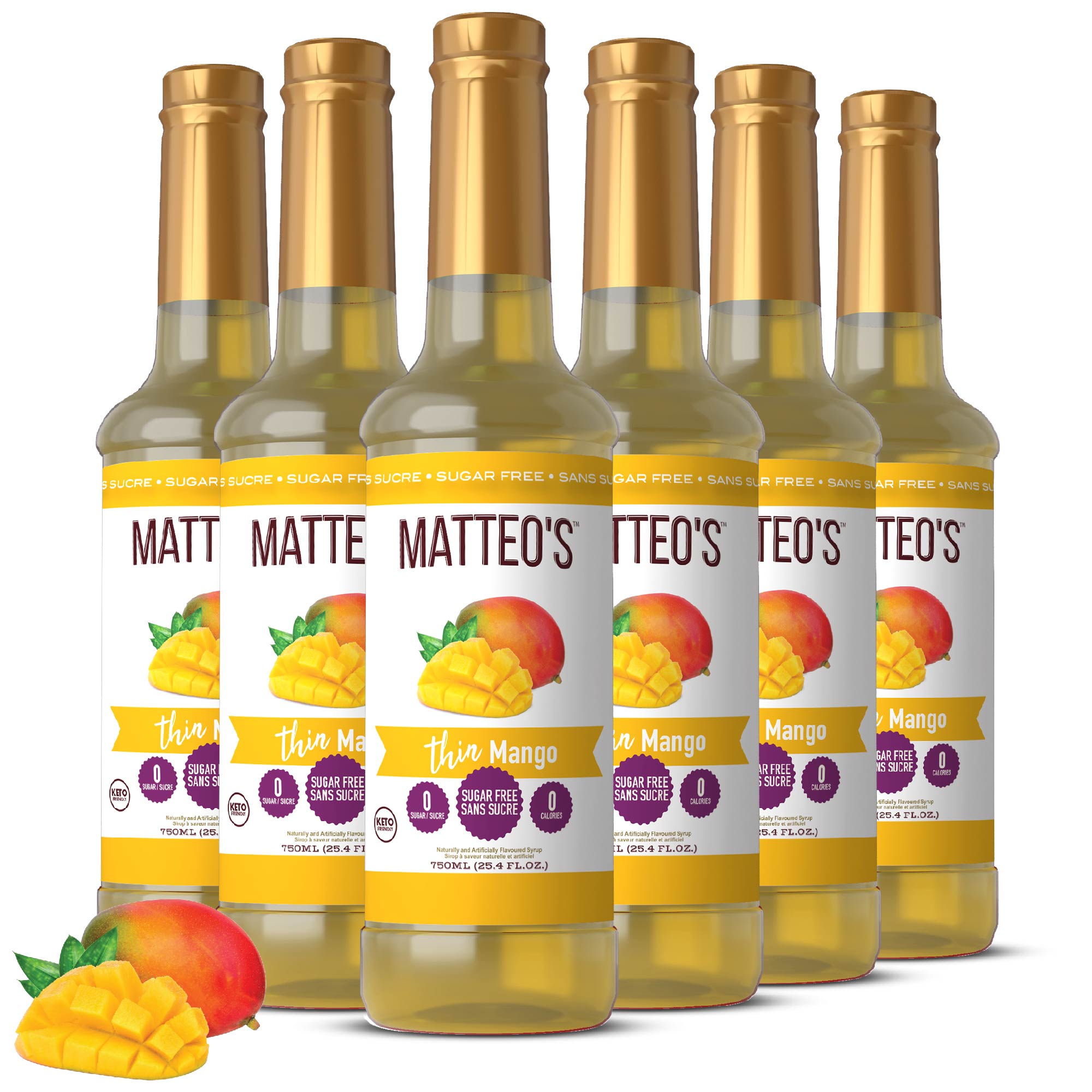 Sugar Free Mix - Mango (1 case/6 bottles)