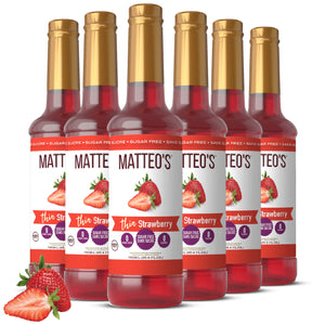 Sugar Free Mix - Strawberry (1 case/6 bottles)