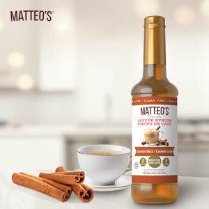 Matteo's Sugar-Free Cinnamon Dolce Coffee Syrup product highlights (3)