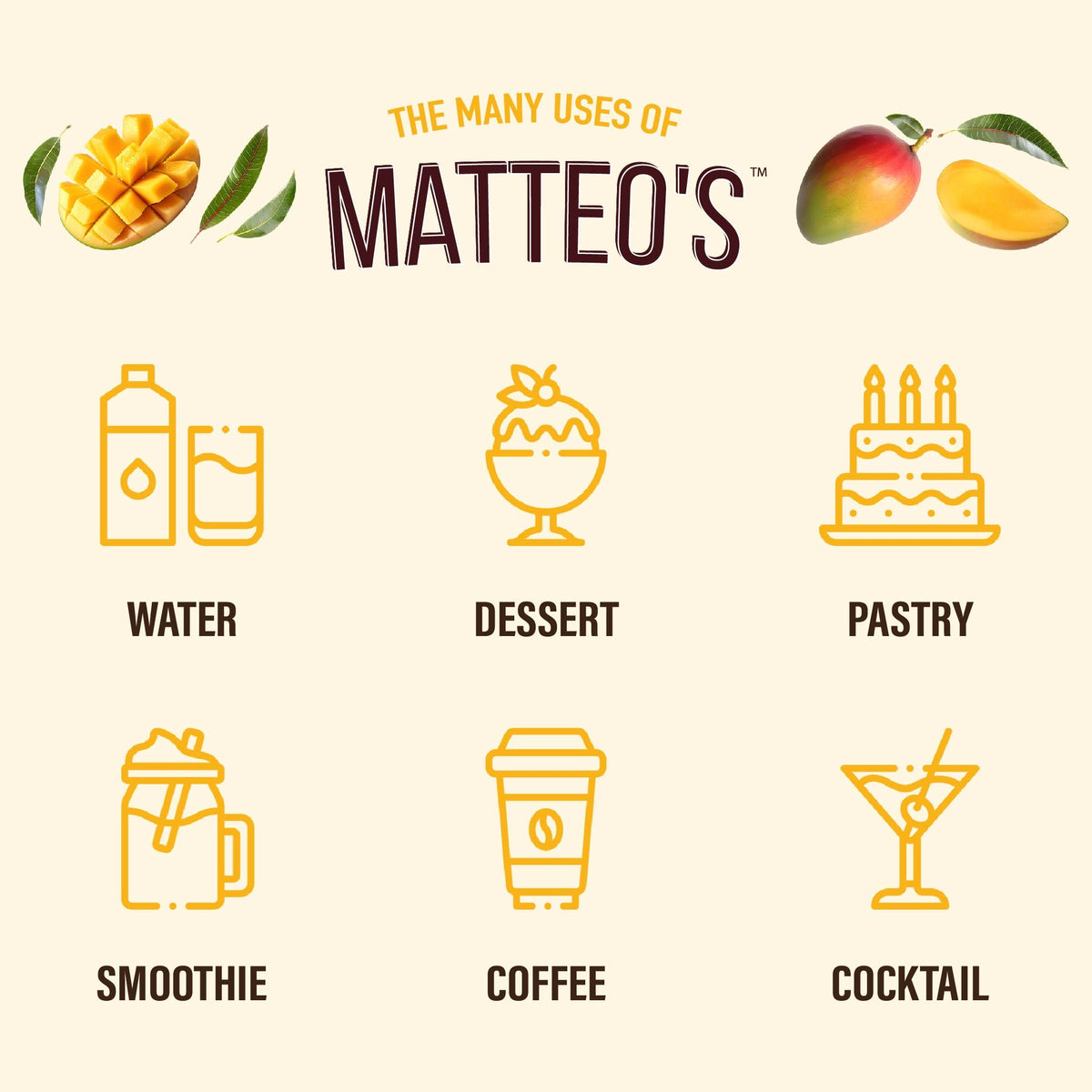 Sugar Free Mix - Mango (1 case/6 bottles)