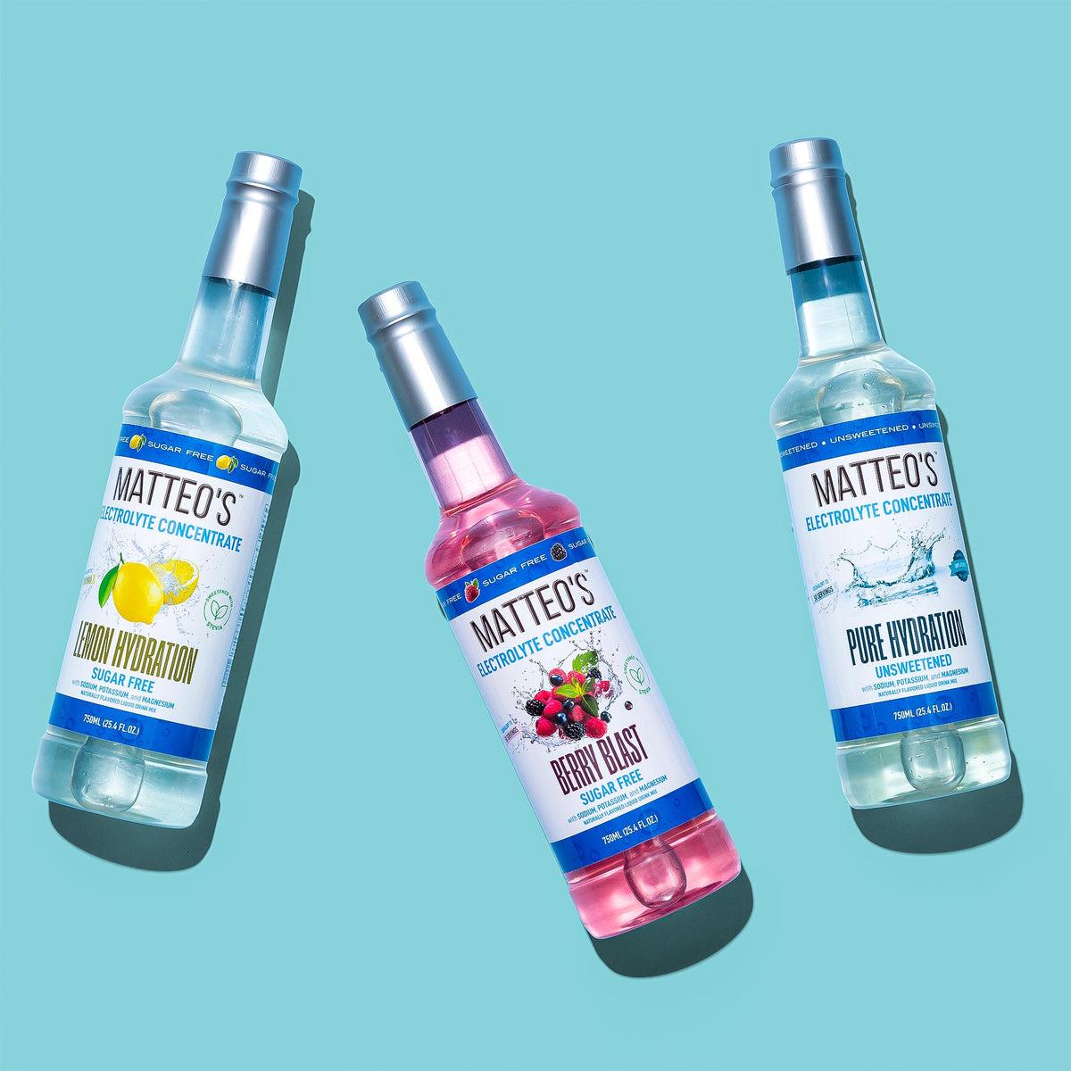 Matteo's Sugar-Free Hydration Concentrate - Berry  (1 case/6 bottles)