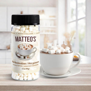Matteo's Mini Marshmallow Toppers 2.5 oz (70 g) (1 Case/ 6 Shakers)