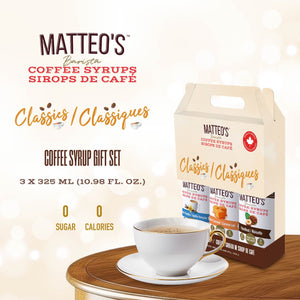 Matteo's Everyday Gift Pack, 325mL (1 Case/4 Gift Sets)