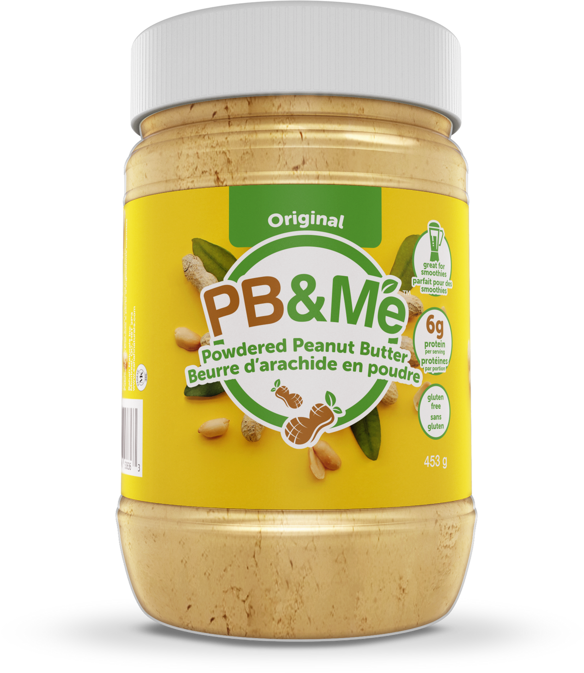 PB&Me - Powdered Peanut Butter (1 case/6 Jars) - Original (1LB)