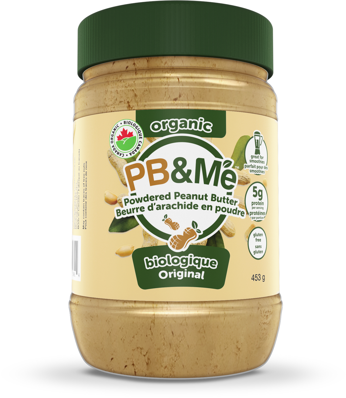 Organic Powdered Peanut Butter (1 case/6 Jars) - Original (1LB)