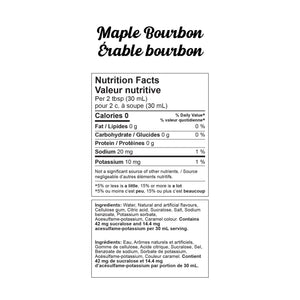 Sugar Free Coffee Syrup - Maple Bourbon (1 case/6 bottles)