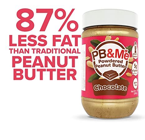 PB&Me - Powdered Peanut Butter (1 case/6 Jars) - Chocolate (1LB)