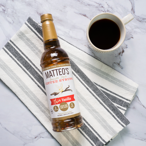 Matteo's Sugar Free Coffee Syrup, Cinnamon Vanilla (1 case/6 bottles)
