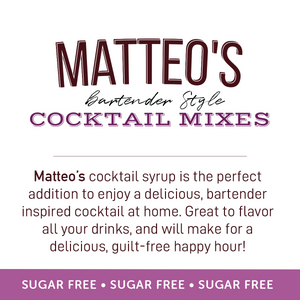Matteo's Sugar Free Cocktail Mixes - Appletini (1 case/6 bottles)