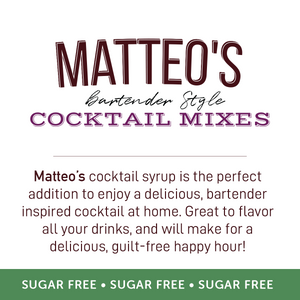 Mélanges à cocktails sans sucre Matteo's - Margarita (1 caisse/6 bouteilles)