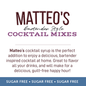 Matteo's Sugar Free Cocktail Mixes - Pina Colada (1 case/6 bottles)