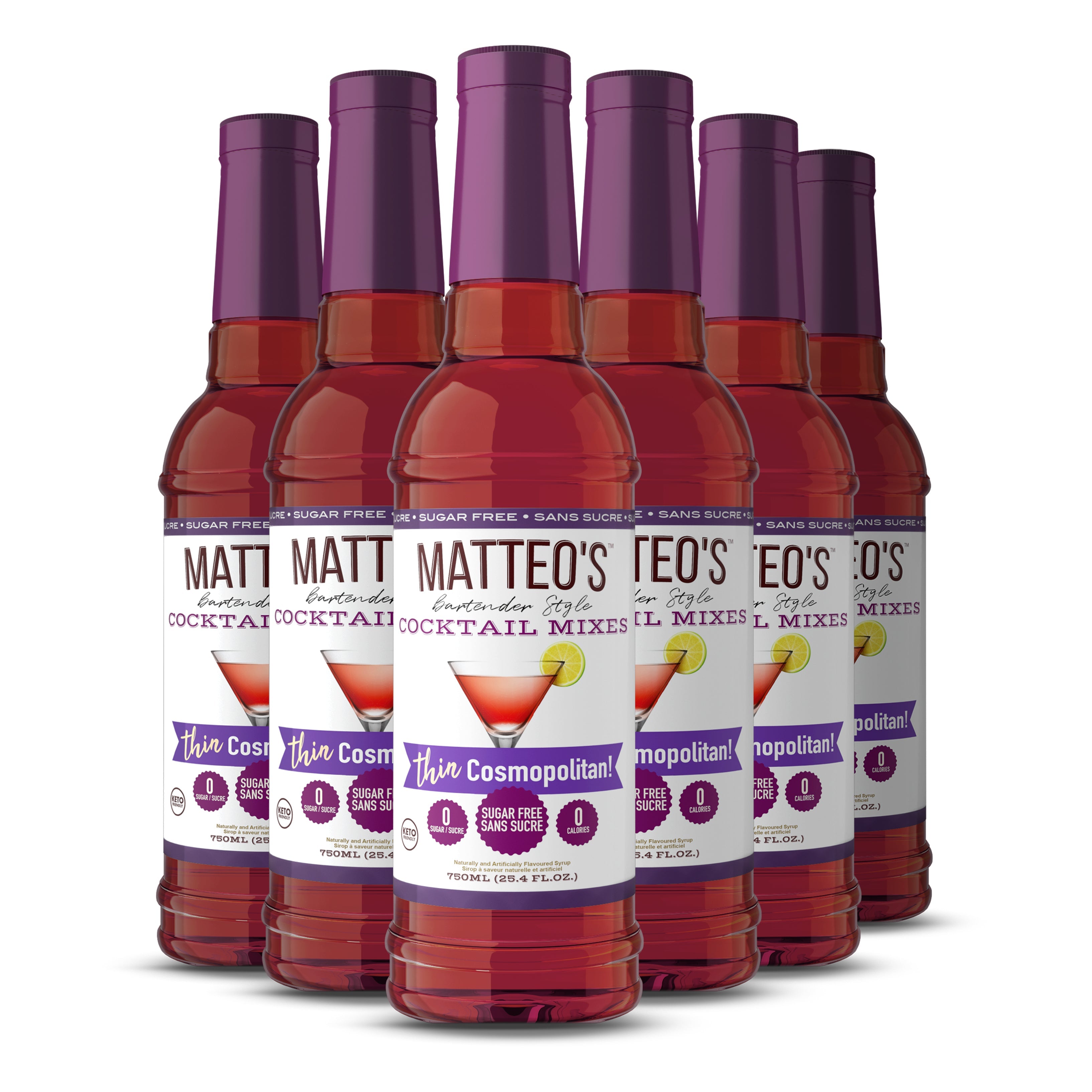 Sugar Free Coffee Syrup, Variety Pack, (4 Flavors) - Matteo's Coffee Syrup