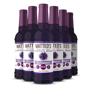 Matteo's Sugar Free Cocktail Mixes - Lavender (1 case/6 bottles)