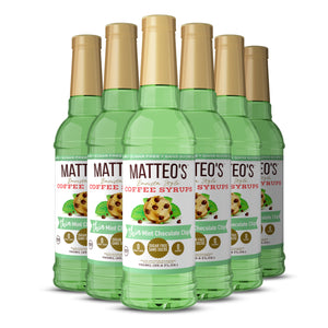 Matteo's Sugar Free Coffee Syrup, Mint Chocolate Chip (1 case/6 bottles)