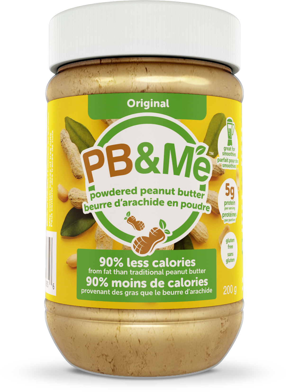 PB&amp;Me - Beurre de Cacahuète en Poudre - Original (200g)