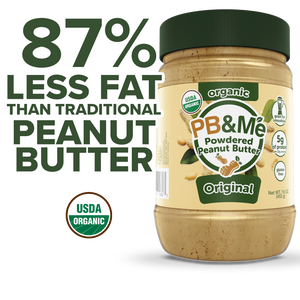 Organic Powdered Peanut Butter (1 case/6 Jars) - Original (1LB)